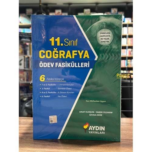11. Sınıf Coğrafya Ödev Fasikülleri Aydın Yayınları