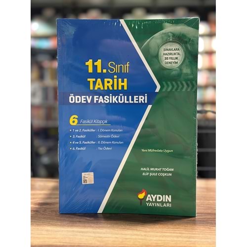 11. Sınıf Tarih Ödev Fasikülleri Aydın Yayınları