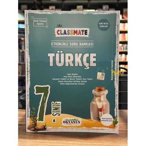 7. Sınıf Classmate Türkçe Soru Bankası