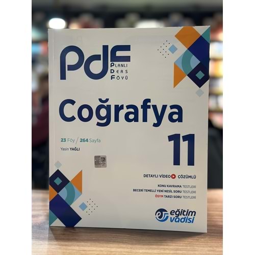 11.SINIF PDF YAYINLARI COĞRAFYA ÇALIŞMA FÖYÜ