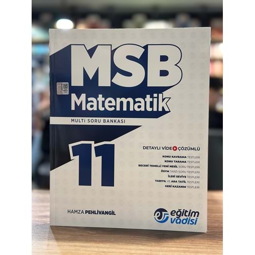 Eğitim Vadisi 11. Sınıf Matematik MSB Modüler Soru Bankası / Eğitim Vadisi Yayınları