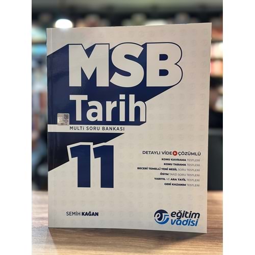 Eğitim Vadisi 11. Sınıf Tarih MSB Modüler Soru Bankası / Eğitim Vadisi Yayınları