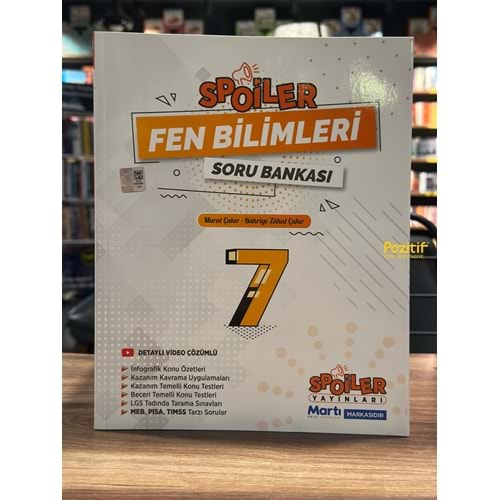 7. Sınıf Fen Bilimleri Spoiler Soru Bankası Spoiler Yayınları