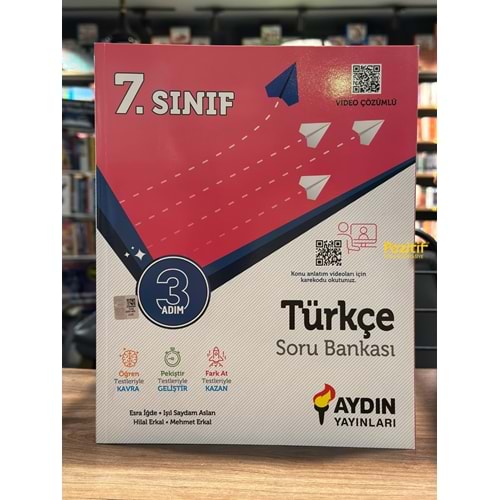 7. Sınıf Türkçe Üç Adım Soru Bankası Aydın Yayınları