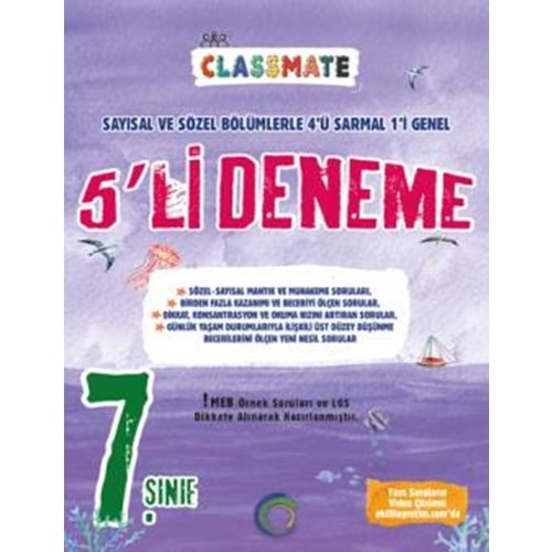 7. Sınıf 5 li Deneme Okyanus Yayıncılık