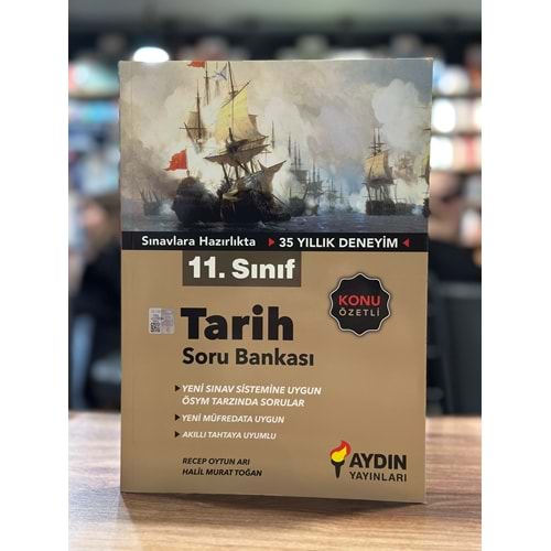 Aydın 11. Sınıf Konu Özetli Tarih Soru Bankası
