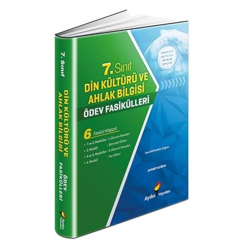 7. Sınıf Din Kültürü ve Ahlak Bilgisi Ödev Fasikülleri Aydın Yayınları