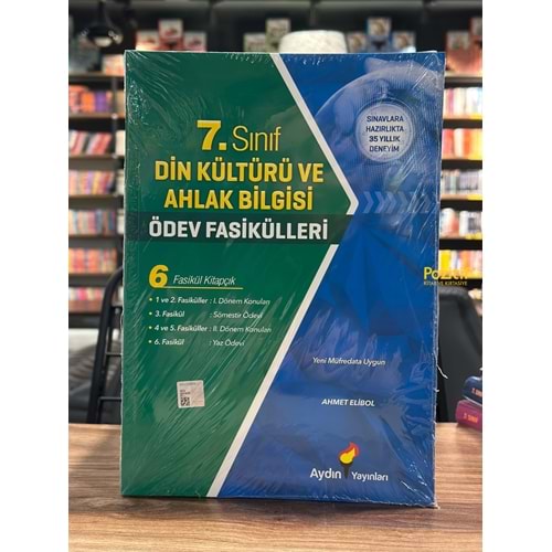7. Sınıf Din Kültürü ve Ahlak Bilgisi Ödev Fasikülleri Aydın Yayınları