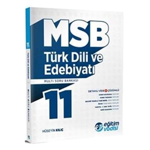 Eğitim Vadisi 11. Sınıf Türk Dili ve Edebiyatı MSB Multi Soru Bankası