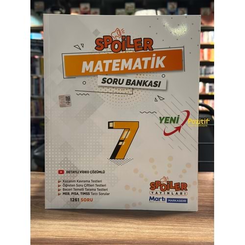 7.Sınıf Spoiler Matematik Soru Bankası Spoiler Yayınları