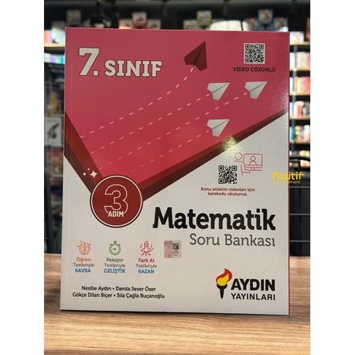 7. Sınıf Matematik Üç Adım Soru Bankası Aydın Yayınları