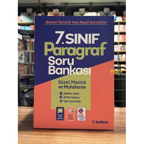 7. Sınıf Paragraf Soru Bankası Tudem Eğitim