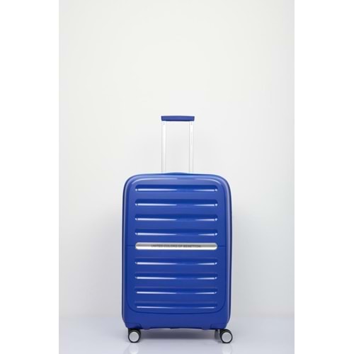 Benetton Trolley Valiz Mavi Orta Boy 14BNT1000-02-M