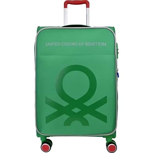 Benetton Trolley Valiz Yeşil Orta Boy
