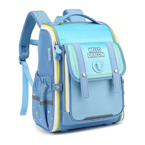 Hello Dragon Okul Çantası Model 5 Lıhgt Blue
