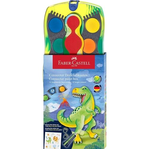 Faber-Castell Deckfarbkasten Connector Dino