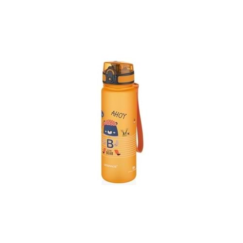 Uzspace Tritan 500 ml (Dynamic Orange -Bear) Matara 3026-5