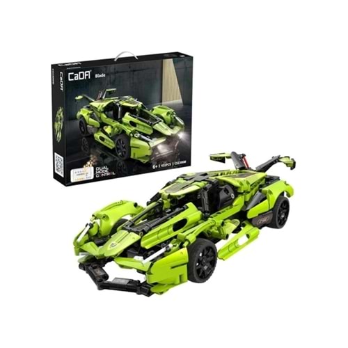 Cada Blade Uzaktan Kumandalı Spor Araba Yapı Blokları Oyuncak Seti C51306W