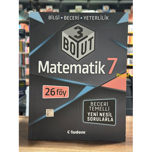 7. Sınıf Matematik 3 Boyut Soru Bankası Tudem Yayınları