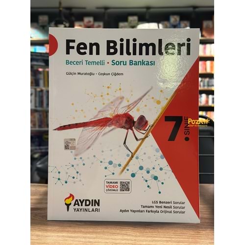 7. Sınıf Fen Bilimleri Beceri Temelli Soru Bankası Aydın Yayınları