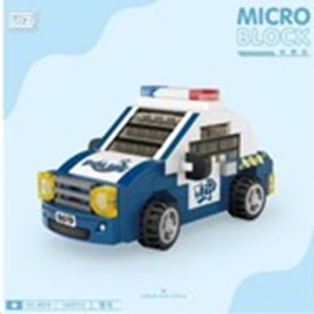 Loz 8619 Mikro Blok Çanta Polis Arabası