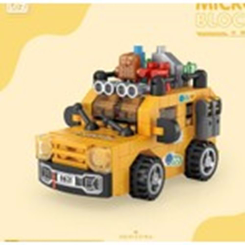 LZ8621 Loz Araba Blok Seti Mini Poşet -Vagon Life