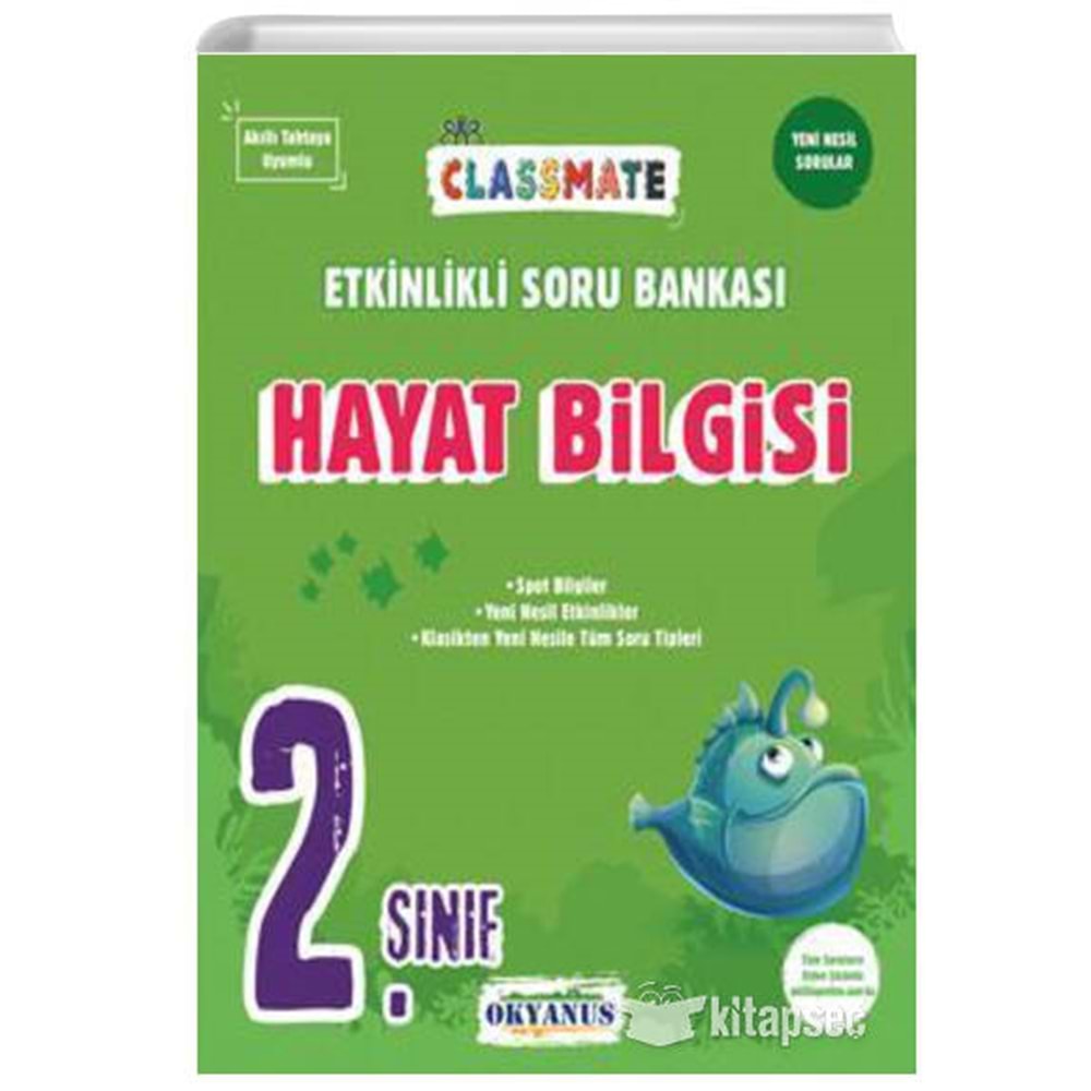 2. Sınıf Classmate Hayat Bilgisi Etkinlikli Soru