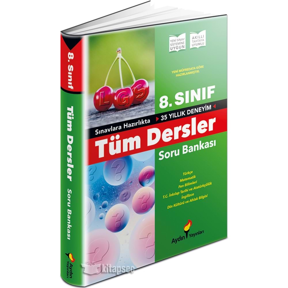 Aydın 8.Sınıf Tüm Dersler Soru Bankası