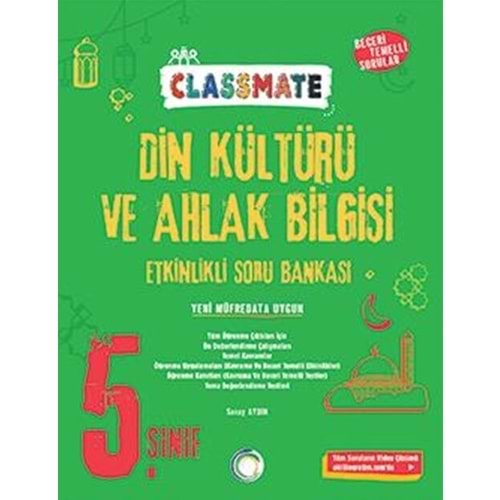 5. Sınıf Classmate Din Kültürü Ve Ahlak Bilgisi Soru Bankası