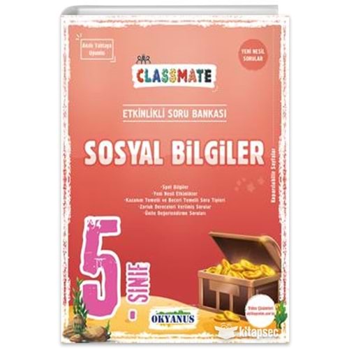 Okyanus 5.Sınıf Classmate Sosyal Bilgiler Soru Bankası