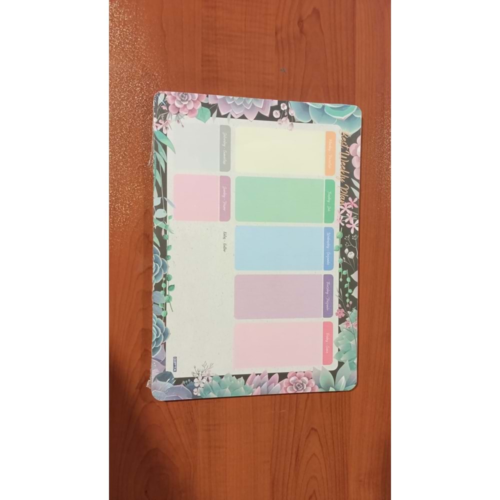 Best Weekly Plan Sp.Haf.Planlayıcı 17X24 54 Yp.