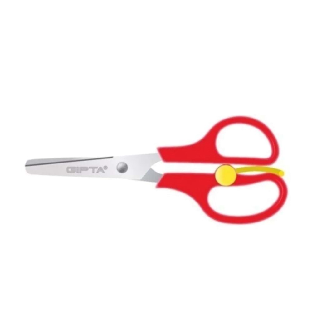 Çocuk Makası Küt Uç Tüm Plstk Gövde Yaylı - 4 Renk