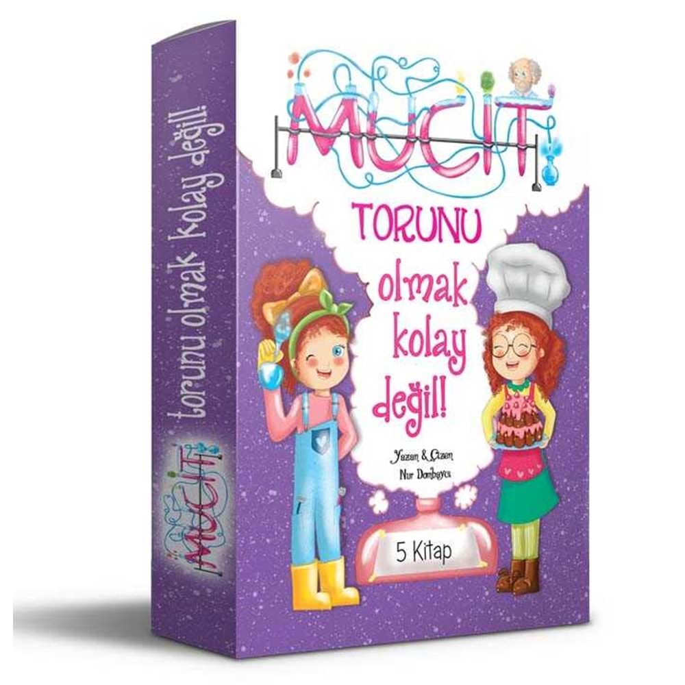 Damla Yayınevi Mucit Torunu Olmak Kolay Değil! (5 Kitap+Hds)