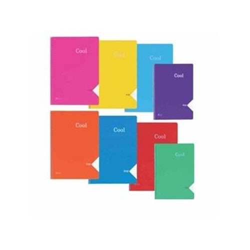 Keskin Color Cool 72 Yp. Kareli A4 Plastik Kapak Spiralli Defter