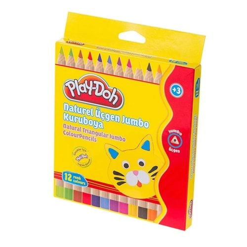 Play-Doh Kuruboya Naturel Jumbo 12 Renk