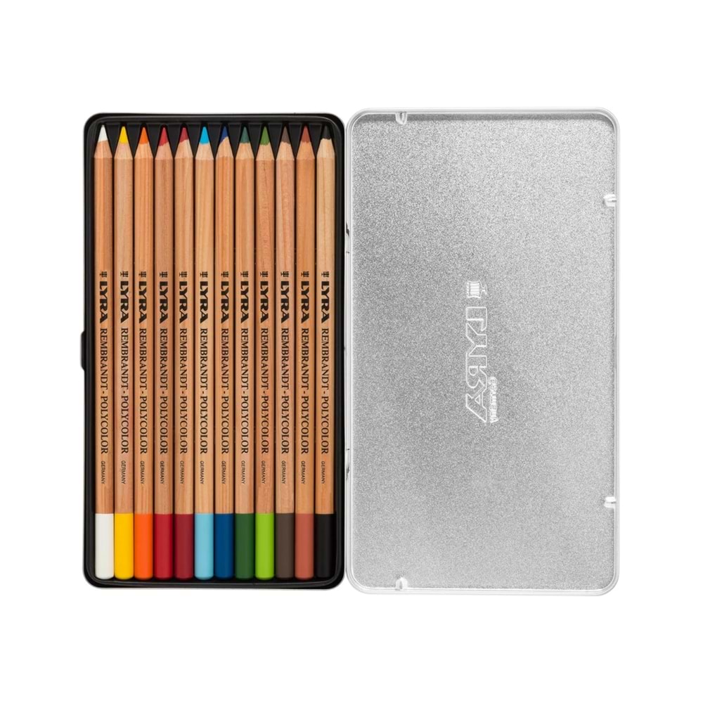 Lyra Rembrandt Polycolor Kuru Boya Kalemi 12 Renk Set