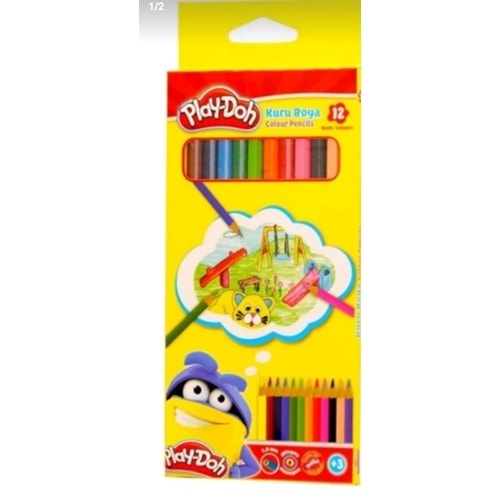 Play-Doh Kuruboya 12 Renk Tam Boy