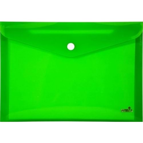 Umıx Çıtçıtlı Zarf Dosya A4 Neon Yeşil