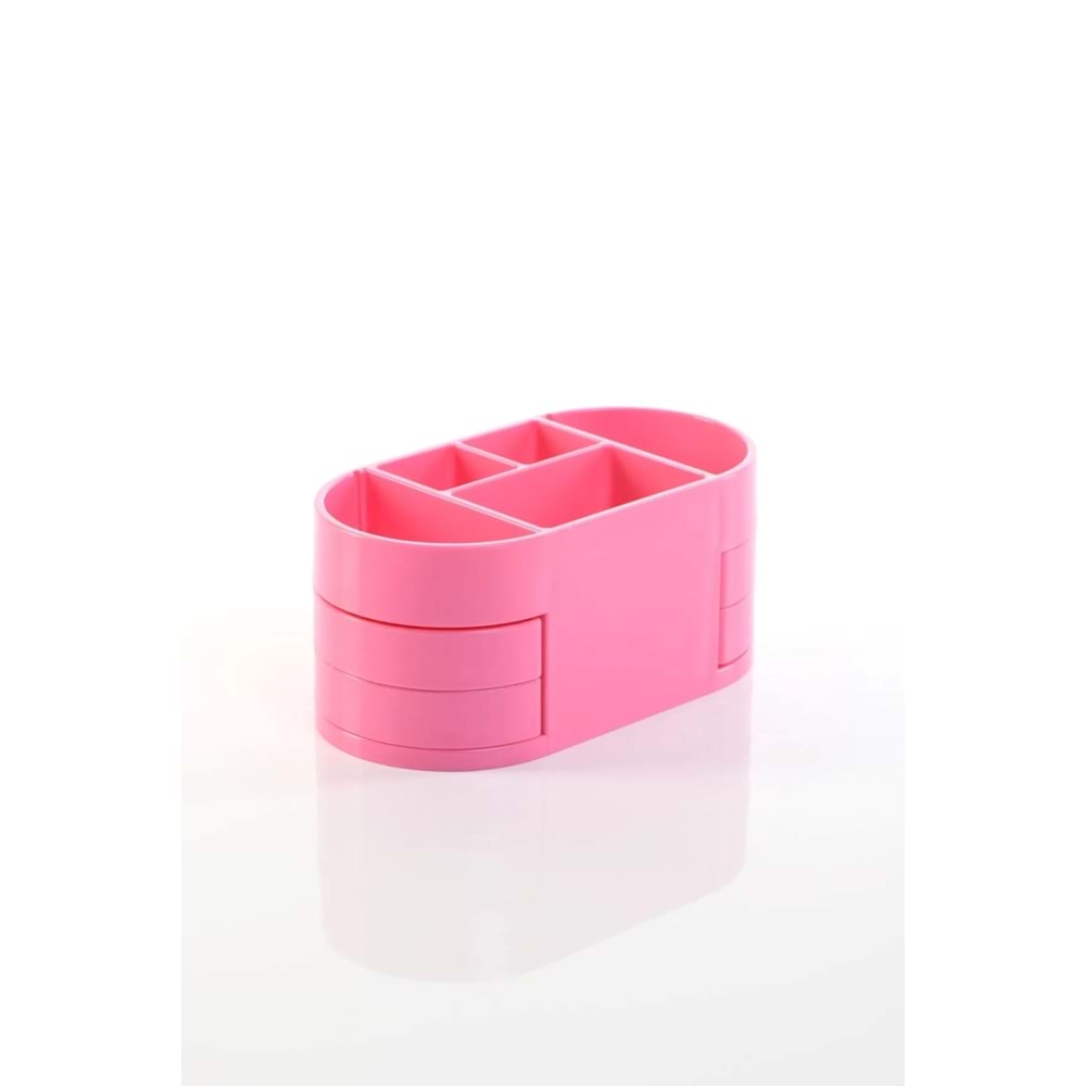 Ops Masaüstü Organizer Kalemlik Pastel Pembe Klm-203
