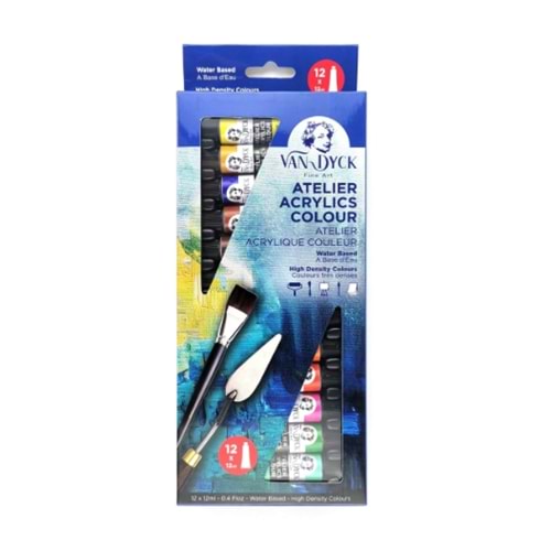 Akrilik Boya 12Ml 12 Renk Set