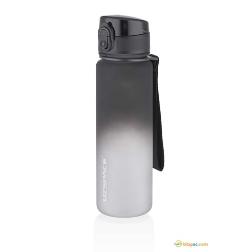 Uzspace 500 Ml Tiritan Matara 3026 Siyah Beyaz