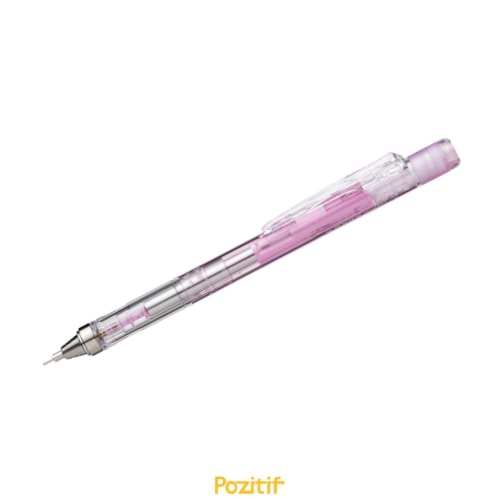 Tombow Mono Graph Mekanik Kurşun Kalem 0,5Mm Şeffaf Pembe