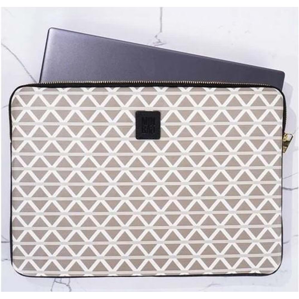 Minbag Marin Laptop Kılıfı 13 İnch Bej 562-29