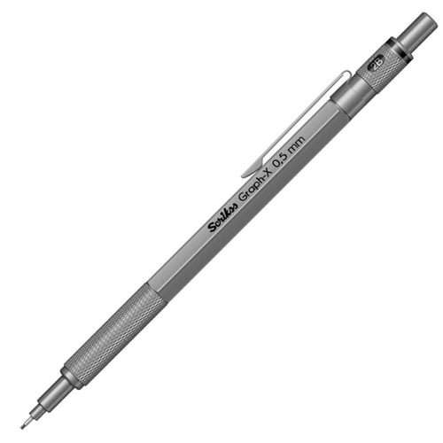 Graph-x Metal Versatil Kalem 0.5 Mm Kurşun Gri