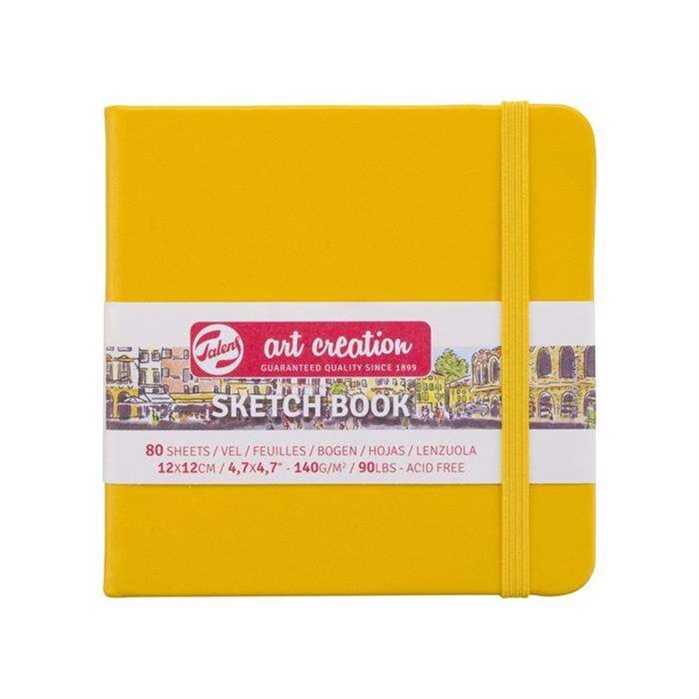Art Creatıon Eskiz Defteri 140 Gr 12 X 12 Cm Sarı