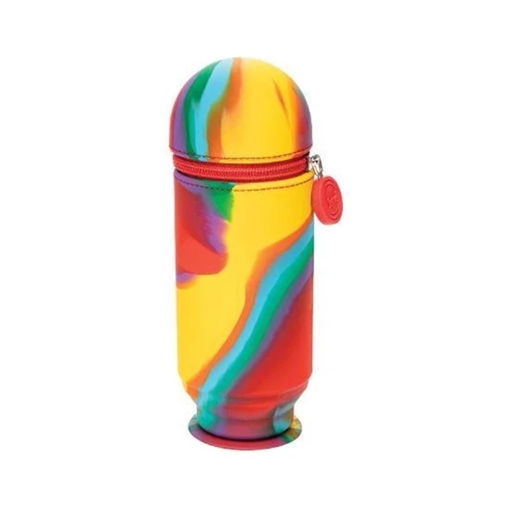 Serve Hoopup Kalem Çantası Karısık Kırmızı Sarı