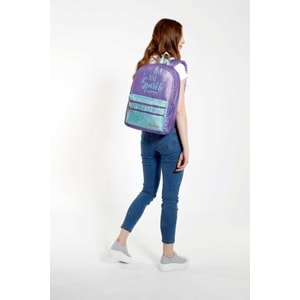 Kaukko Sparkle Sırt Çantası (Duble Koyu Lila) K1571