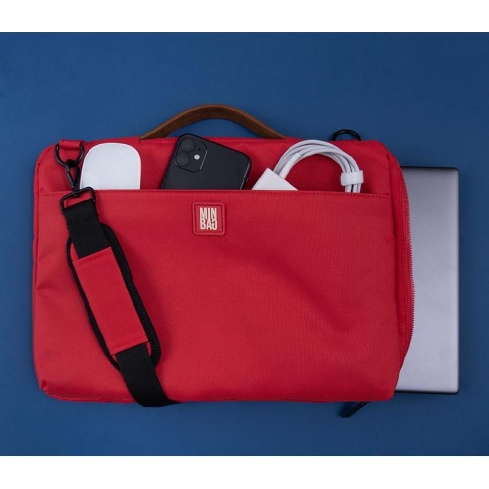 Minbag Mıcheal Laptop Çantası Kırmızı 15 inç 530-02