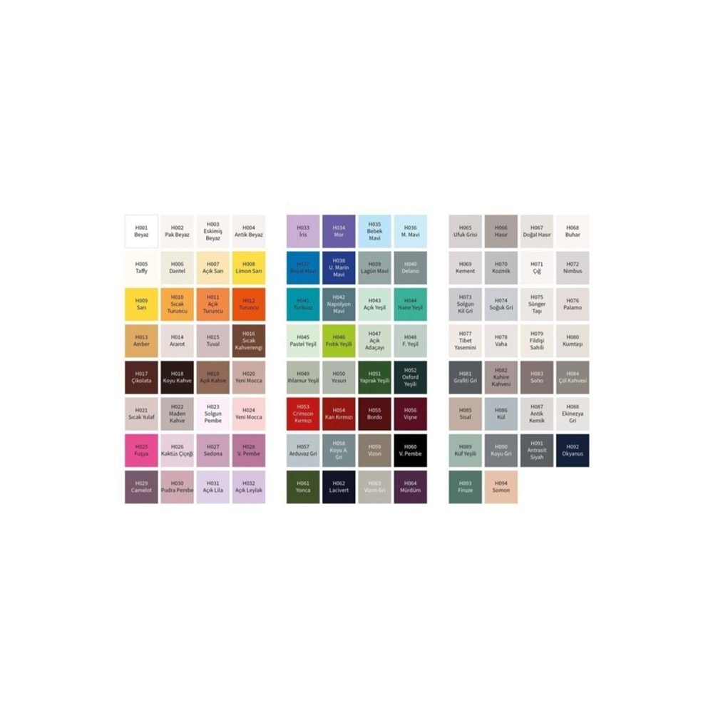 Hybrıd Akr. Multısurfaces H-030 Pudra Pembe 120 Ml