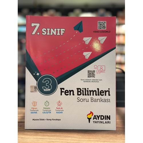 7. Sınıf Fen Bilimleri Soru Bankası Aydın Yayınları